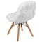 Flash Furniture Kids Shaggy Dog White Accent Chair, PK4 4-DL-DA2018-1-W-GG - alternate 8